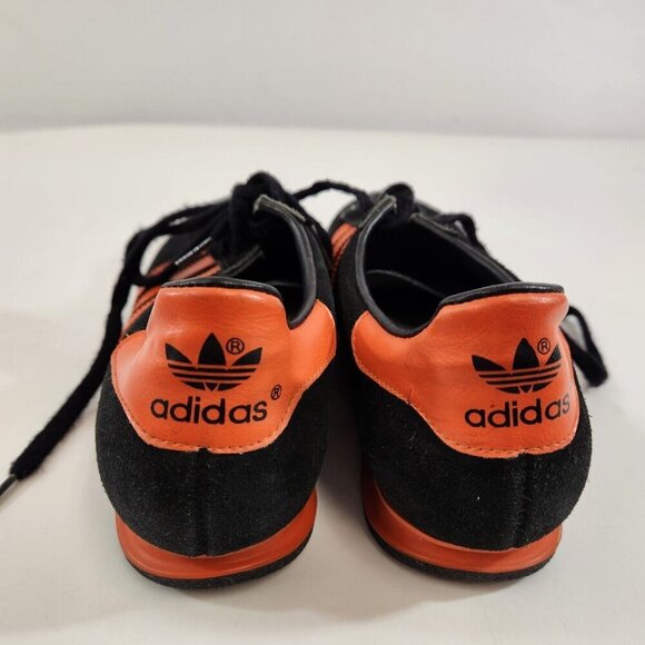 Adidas C-100 Sneaker Running Shoes Black Orange 1980 Canada Samoa RARE Size 6 - Picture 13 of 13